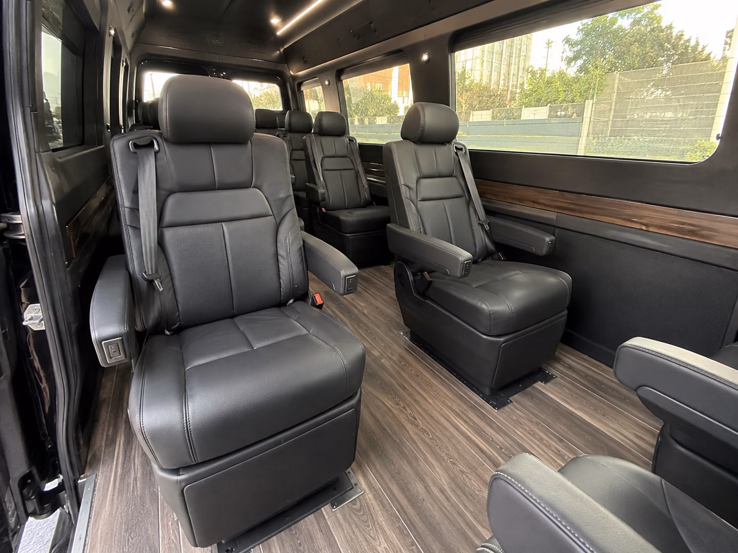 8 passenger sprinter van inside
