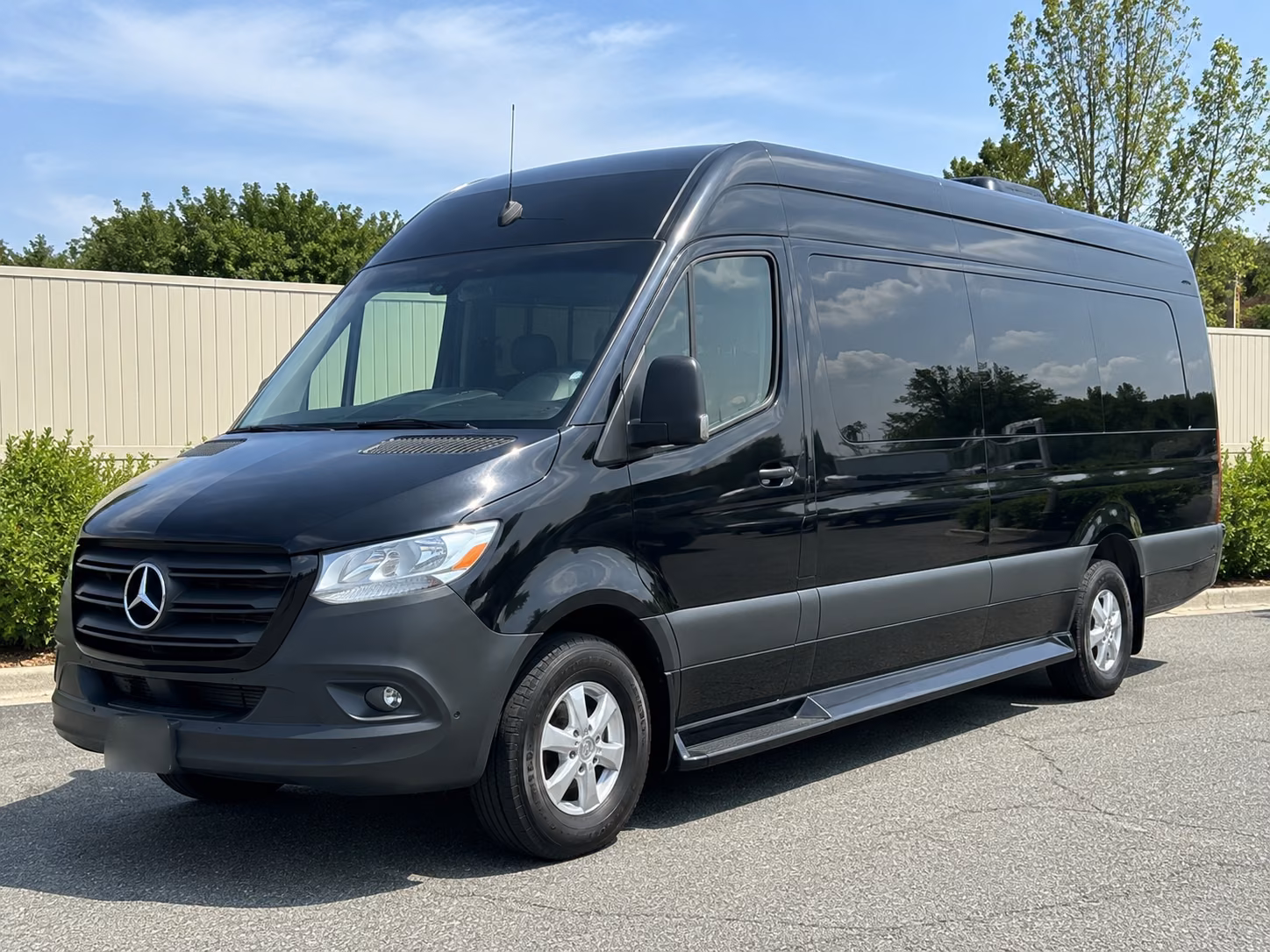 montgomery wedding sprinter van rental